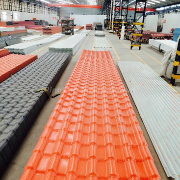 Teja de PVC con aislamiento térmico naranja Villa