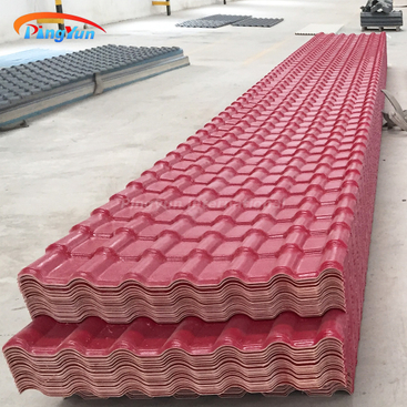 PVC español ASA Azulejos de techo de resina sintética perfectos para climas de Colombia
