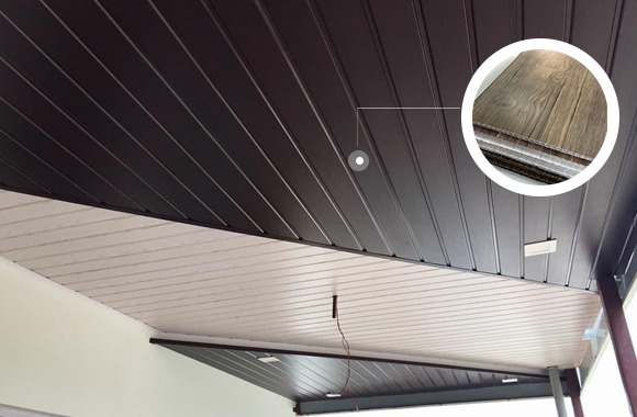 Nuevo diseño Panel de techo de PVC Panel de techo PVC económico para varios proyectos de construcción