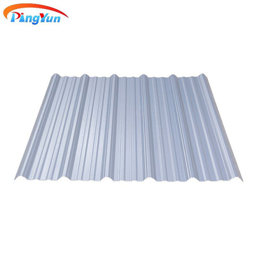Trapezoidal 1130 Hoja de techo UPVC Panel de techo impermeable de grado comercial con antienvejecimiento