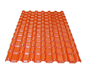 Hojas de plástico para techos para materiales de construcción de viviendas Teja de techo de PVC ASA corrugado Tejas de techo españolas de Colombia