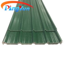 Baldosas residenciales de 1075 mm trapezoidales upvv techo sábana