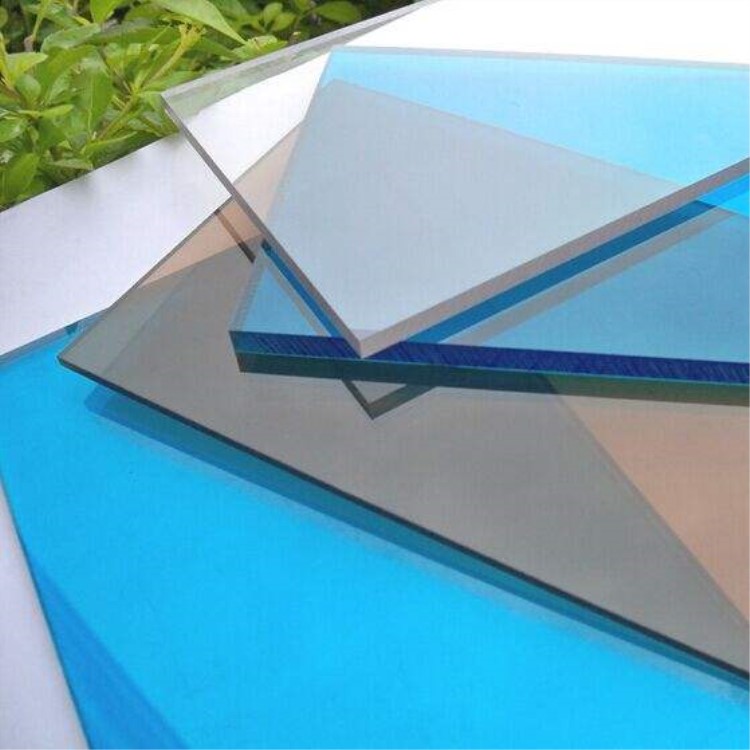Tablero sólido duradero de policarbonato transparente para construcción al aire libre
